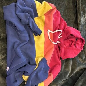 New men's stripe hoodie